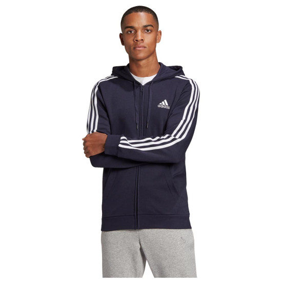 Adidas Ανδρική ζακέτα Essentials Fleece 3-Stripes Full-Zip Hoodie